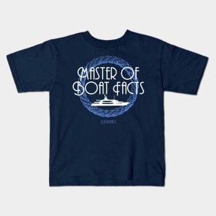 Master of Boat Facts Kids T-Shirt